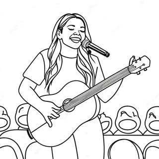 Olivia Rodrigo In Concert Kleurplaat 73703-17177