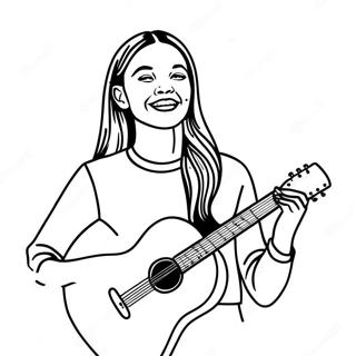 Olivia Rodrigo In Concert Kleurplaat 73703-17178