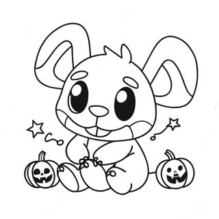 Halloween Stitch Kleurplaat 73855-17288