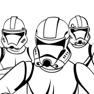 Clone Trooper Squad Kleurplaat 73961-17381