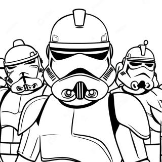 Clone Trooper Squad Kleurplaat 73961-17384