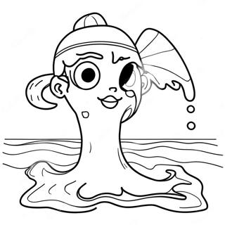 Siren Head Kleurplaat 74163-17526