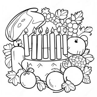 Kleurplaat Kwanzaa 74622-17888