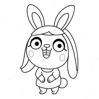 Louise Belcher Met Konijnenoren Kleurplaat 74932-18136