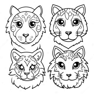 Realistische Dieren Kleurplaat 75111-18268