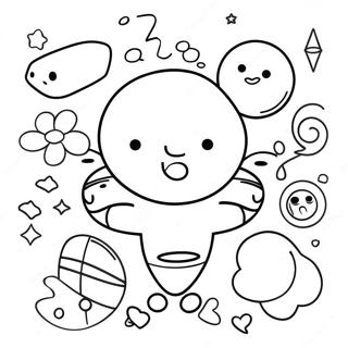 Grappige Markeringen Kleurplaat 75191-18335