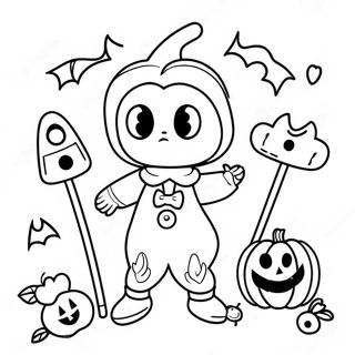 Trick Or Treat Kleurplaat 75240-18367