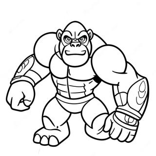 Fierce Optimus Primal Kleurplaat 75447-18534