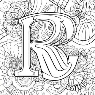 Letter R Kleurplaten