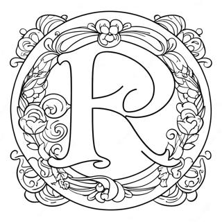 Letter R Kleurplaat 75574-18628