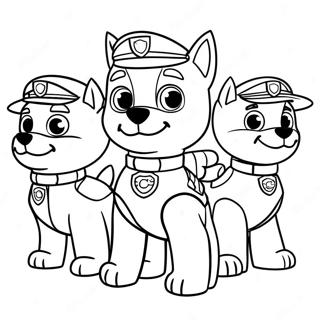 Halloween Paw Patrol Kleurplaten