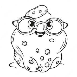 Lollige Poep Met Zonnebril Kleurplaat 75810-18820