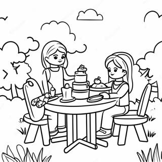 Lego Friends Kleurplaten