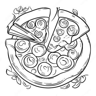 Pizza En Pasta Kleurplaat 76474-19336