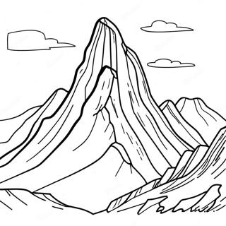 Steile Berg Rots Kleurplaat 76501-19360