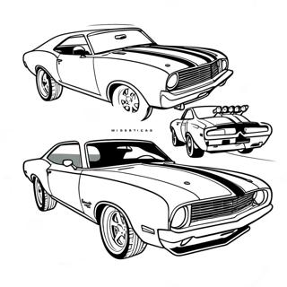 Kleurplaat Van Een Muscle Car 76523-19367