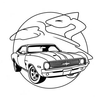 Kleurplaat Van Een Muscle Car 76523-19368