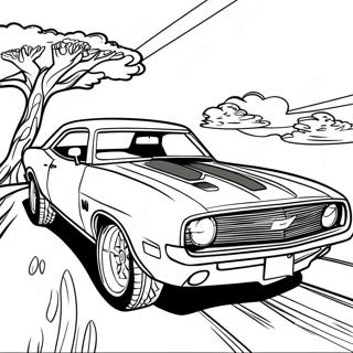 Muscle Car Kleurplaten