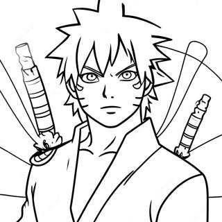 Kleurplaat Van Sasuke In Sage Mode 76577 19422