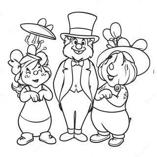 Kleurige Lees Door Amerika Personages Kleurplaat 76651 19471