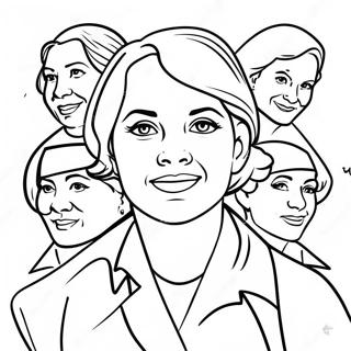 Vrouwen Geschiedenis Maand Kleurplaat 76702-19506