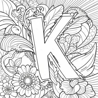 Letter K Kleurplaten