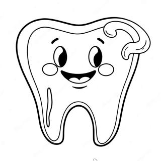 Blije Tand Kleurplaat 77112-19809