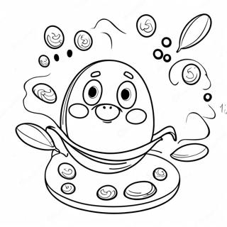 Speelse Groene Eieren En Ham Kleurplaat 77473-20092