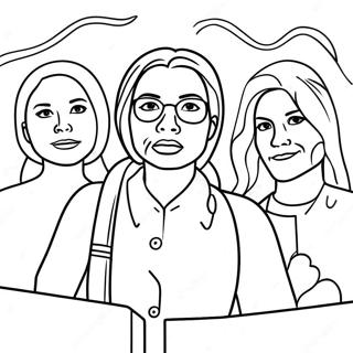 Kleurplaat Van Dappere Vrouwenactivisten 77786 20341