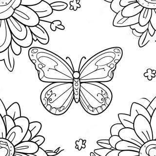 Kleurplaat Van Een Sprankelende Regenboogvlinder 77836-20374