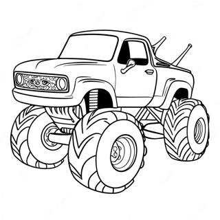 Haai Monster Truck Kleurplaten