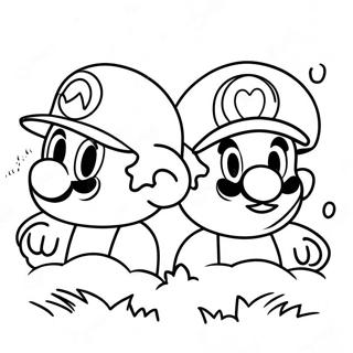 Cappy En Mario Avontuur Kleurplaat 78068-20550