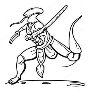 Scorpion In Gevechtspositie Kleurplaat 78120 20592