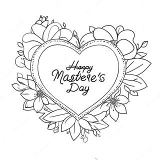 Lieve Moederdag Hart Kleurplaat 78199-20660