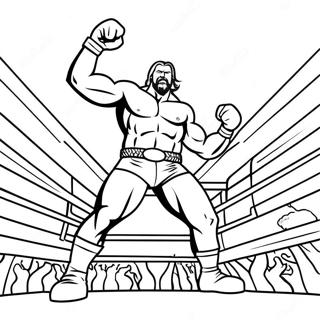 Actievolle Triple H In De Ring Kleurplaat 78251-20703