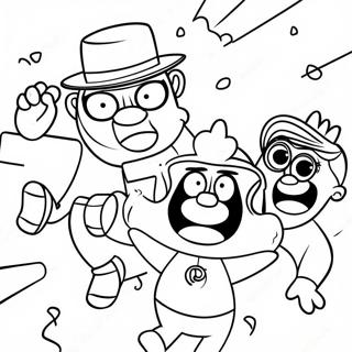 Fairly Odd Parents Feest Kleurplaat 78379 20797