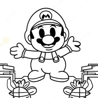 Super Mario Bros Film Kleurplaten