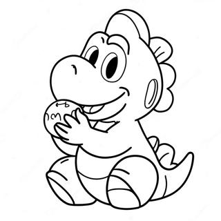 Yoshi Eet Vruchten Kleurplaat 78457 20863
