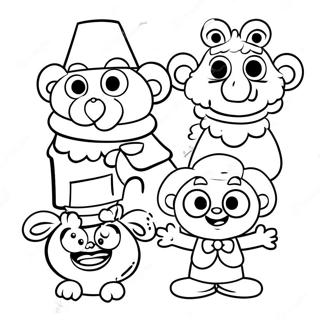 Lollige Muppet Babies Kleurplaat 78897-21201