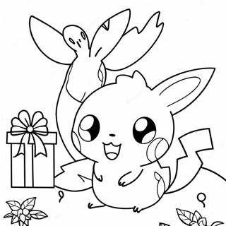 Pokemon Kerst Kleurplaten