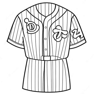 Vintage Phillies Uniform Kleurplaat Kleurplaten