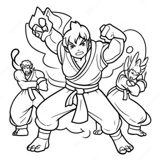 Zenitsu Vechtend Tegen Demonen Kleurplaat 79308-21517