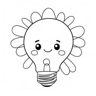 Kleurplaat Van Een Schattig Kerstlichtje 80211-22211