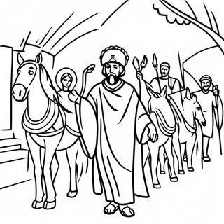 Palmzondag Processie Kleurplaat 80364 22327