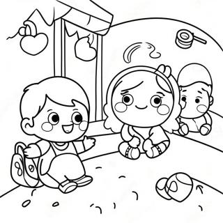 Gelukkige Eerste Dag Van De Peuterschool Kleurplaat 80388-22339