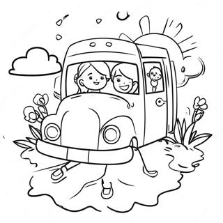 Gelukkige Eerste Dag Van De Peuterschool Kleurplaat 80388-22340