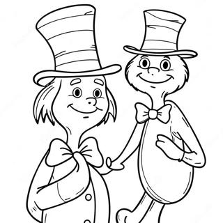 Charmante Dr Seuss Personages Kleurplaat 80468-22409