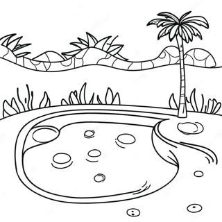 Verfrissend Zwembadwater Kleurplaat 80519-22450