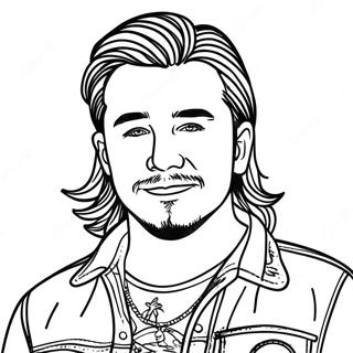 Morgan Wallen Kleurplaat 80745-22615