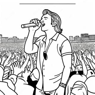 Morgan Wallen Concertscene Kleurplaat 80749-22630
